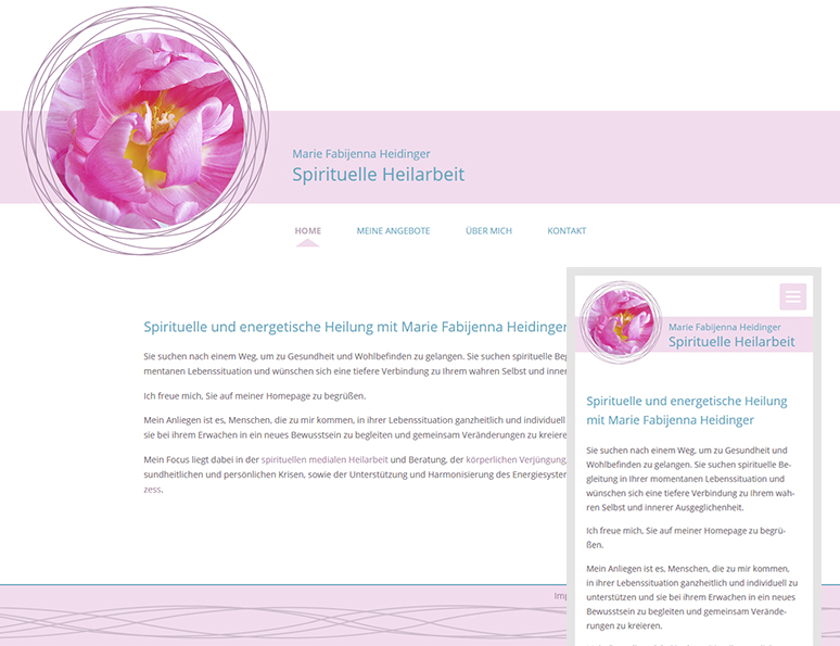 webdesign und grafik birke | glaser, bollschweil bei freiburg, referenz website-erstellung: marie fabijenna heidinger, heilpraktikerin